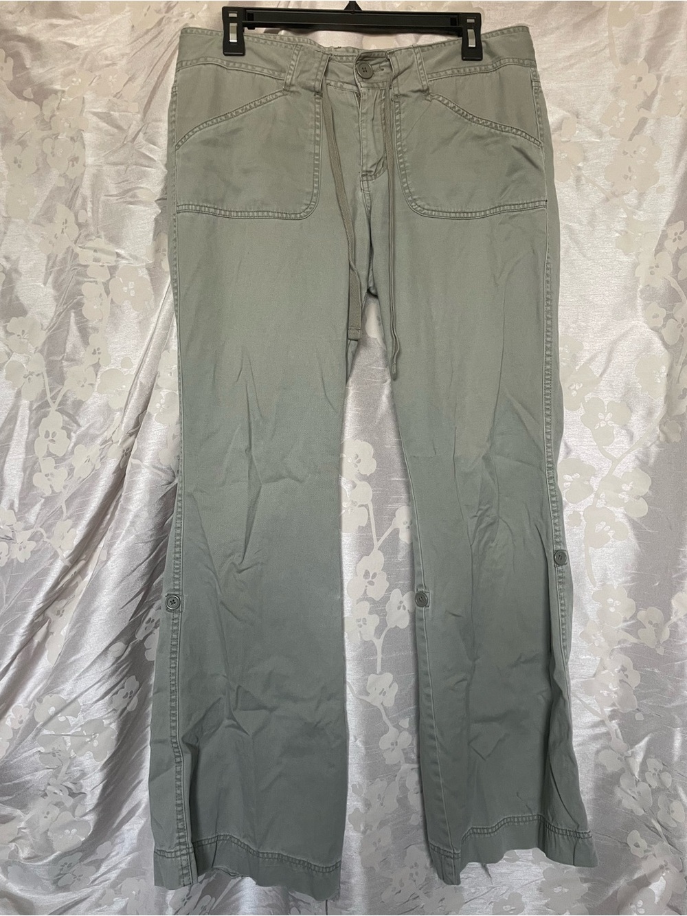 Jacob Olive Green Boot-Cut Pants